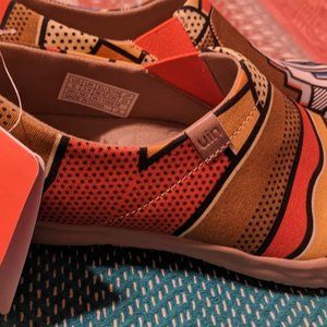 UIN Sunset in Santorini slip ons